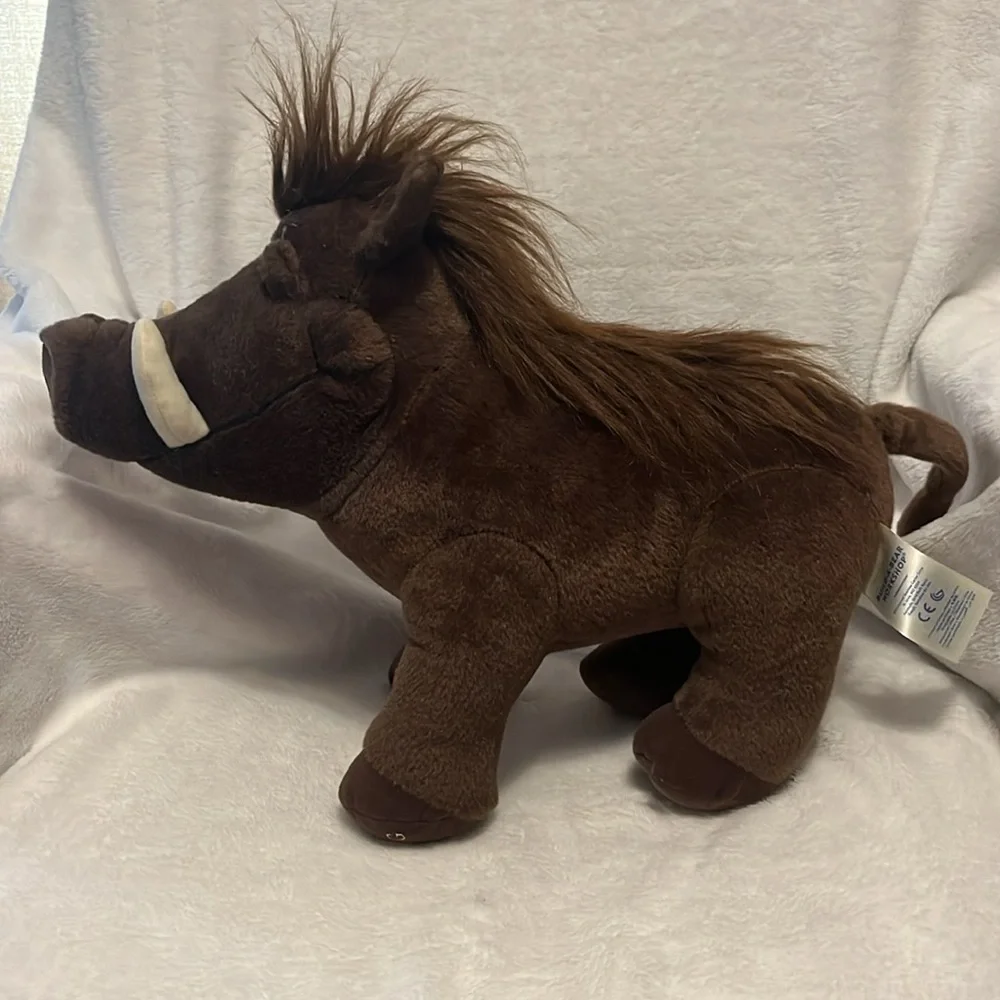 Build A Bear Plush Pumbaa From Disney’s The Lion King Stuffed Animal